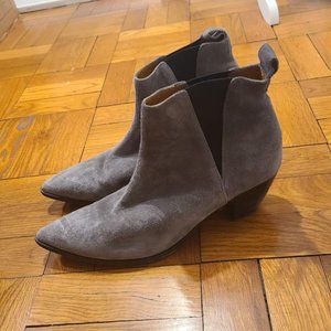 M. Gemi Gray Ankle Boots
